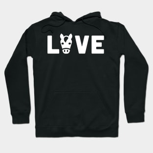 Love Horses | Cute Horseback Riding Hoodie